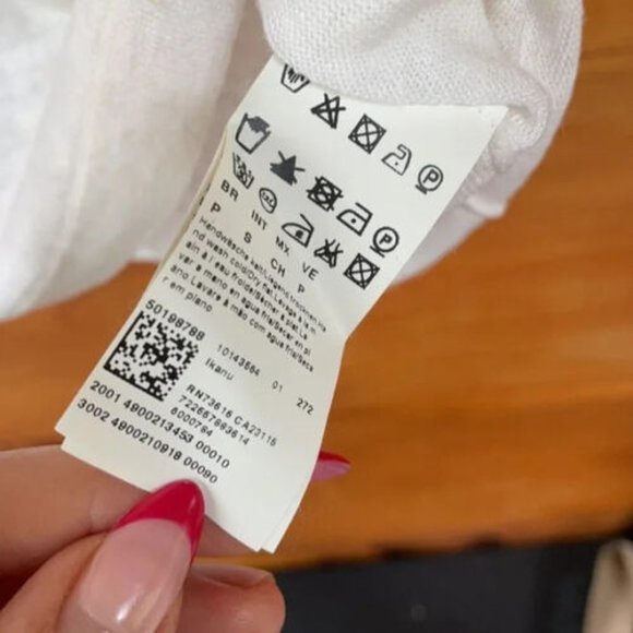 Boss Orange Women's White Cowl Neck Sleeveless Pullover Tunic Top Size Small - Picture 5 of 7